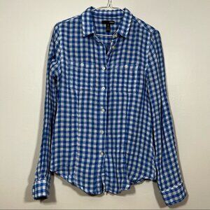 Aqua Button Down